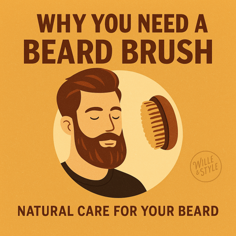 Warum du eine Bartbürste brauchst – natürliche Pflege für deinen Bart